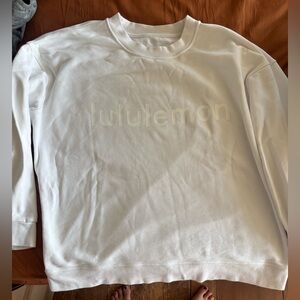 lululemon athletica Crewneck Sweatshirt in White